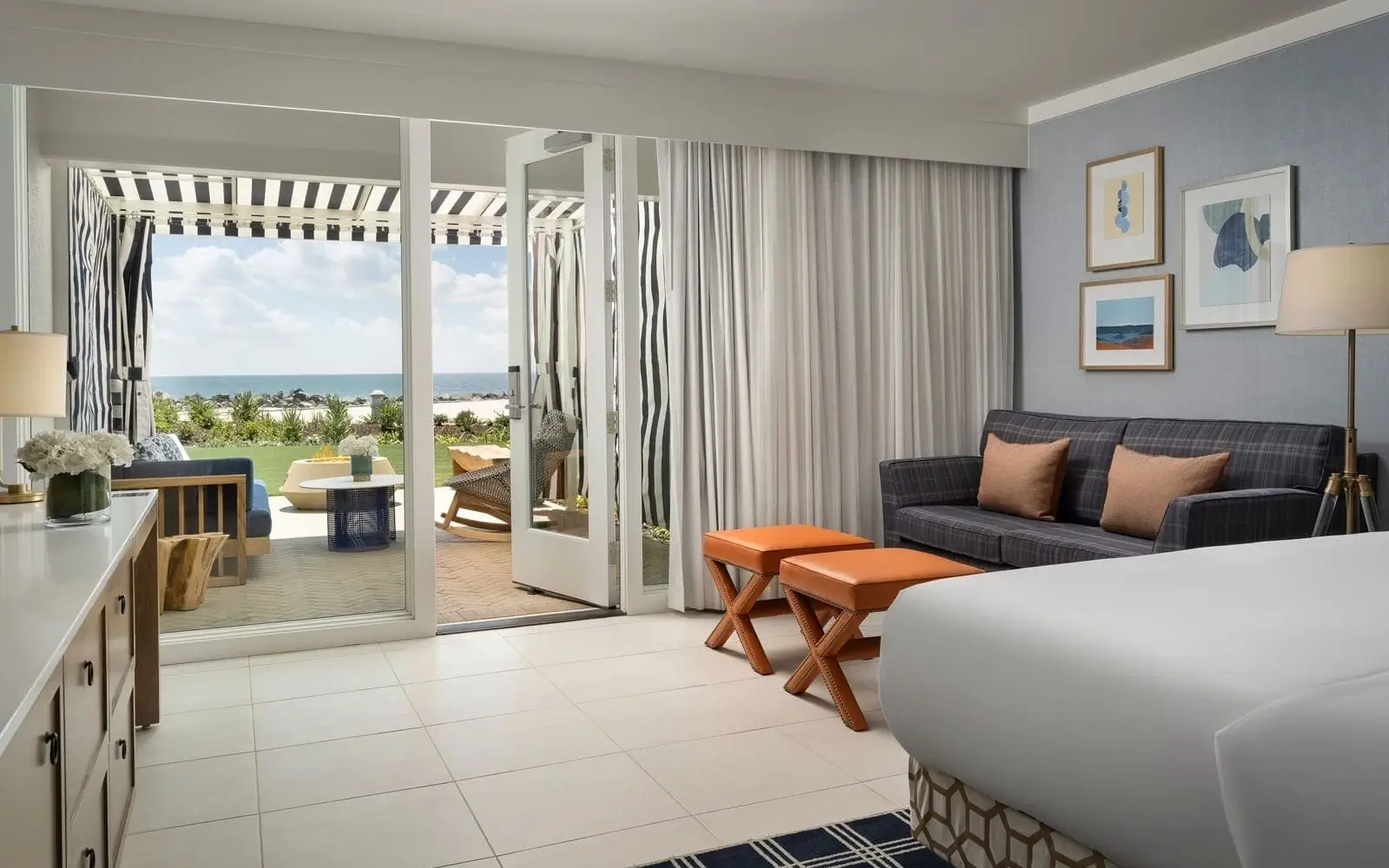 The Cabanas: OV Beachfront Terrace w/ Fire Pit